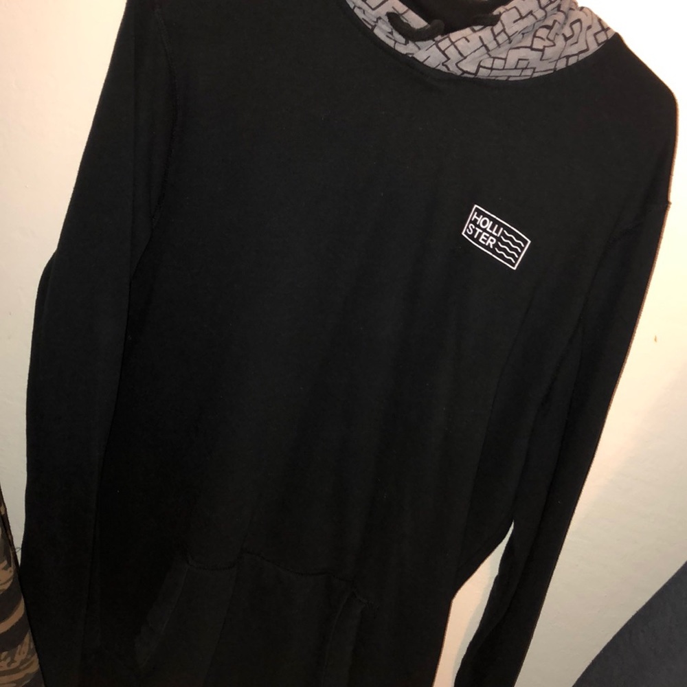 Black and grey hoodie